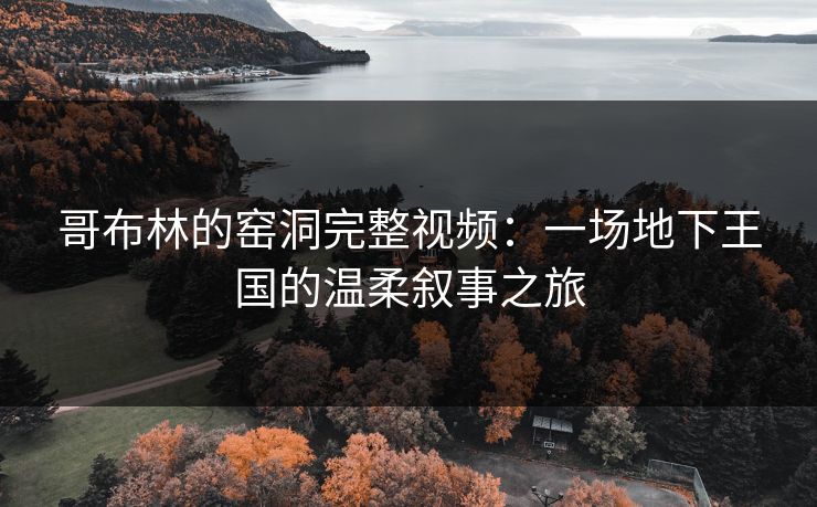 哥布林的窑洞完整视频：一场地下王国的温柔叙事之旅